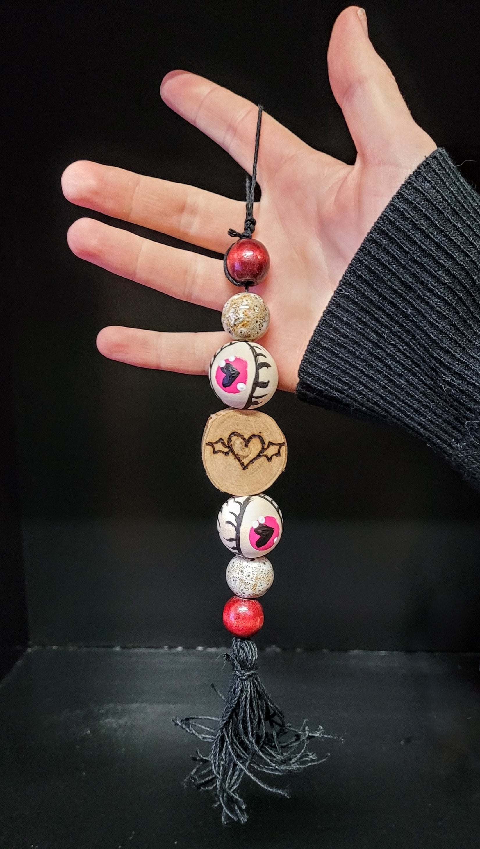 Wicked eye tassels