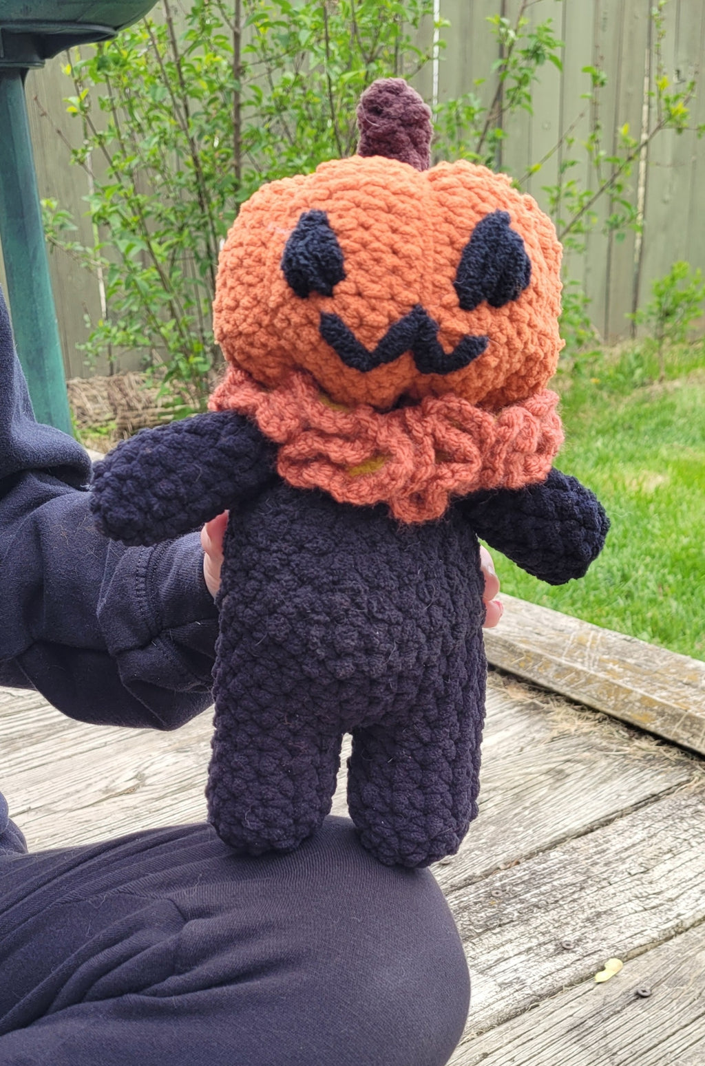 Pumpkin head plushy