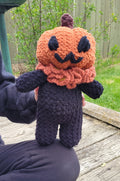 Pumpkin head plushy