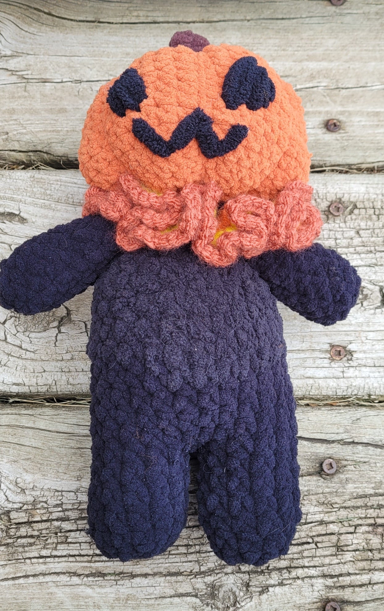 Pumpkin head plushy