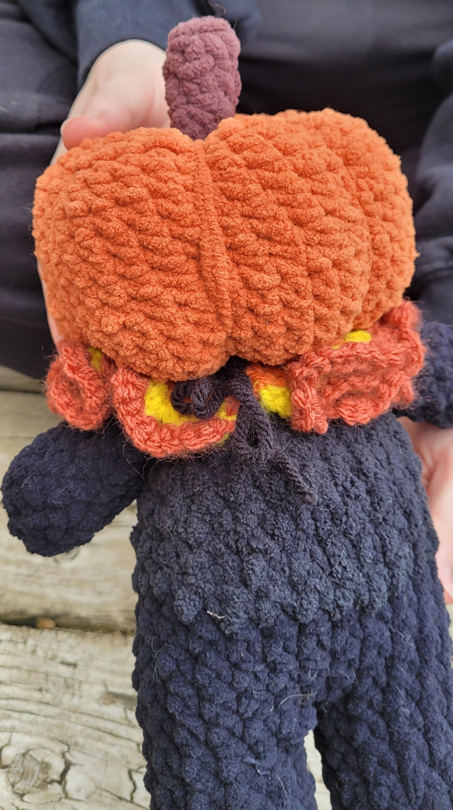 Pumpkin head plushy
